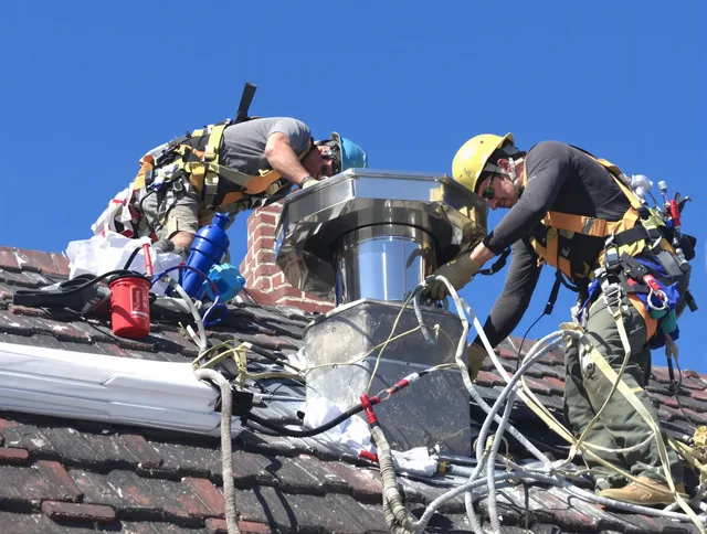 Protective chimney cap installed by Port Charlotte Chimney Sweep in Port Charlotte, FL