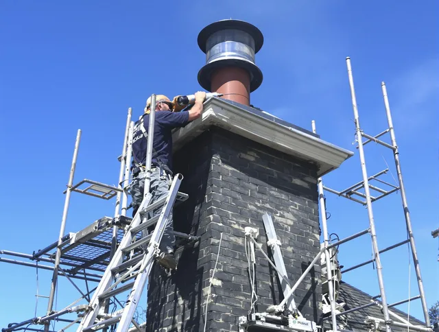 Sturdy chimney crown finished by Port Charlotte Chimney Sweep in Port Charlotte, FL