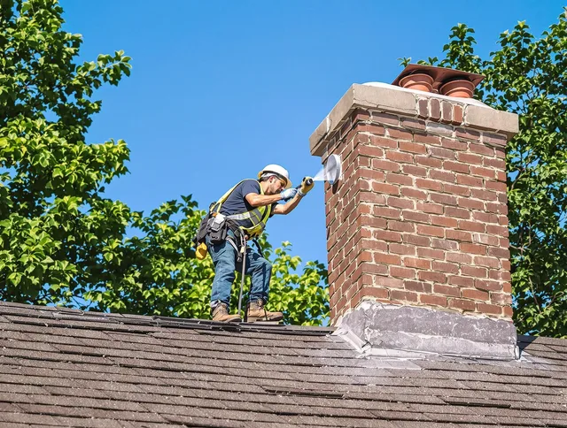 Port Charlotte Chimney Sweep performing an inspection with advanced tools in Port Charlotte, FL