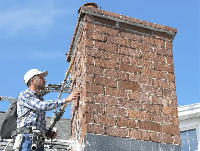 Brickwork for a chimney rebuild by Port Charlotte Chimney Sweep in Port Charlotte, FL