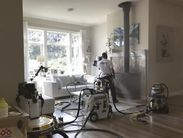 Soot removal service by Port Charlotte Chimney Sweep for a fireplace in Port Charlotte, FL